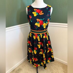 Eva Mendes NY&C Fit & Flare Sleeveless Floral Dress - Size 12